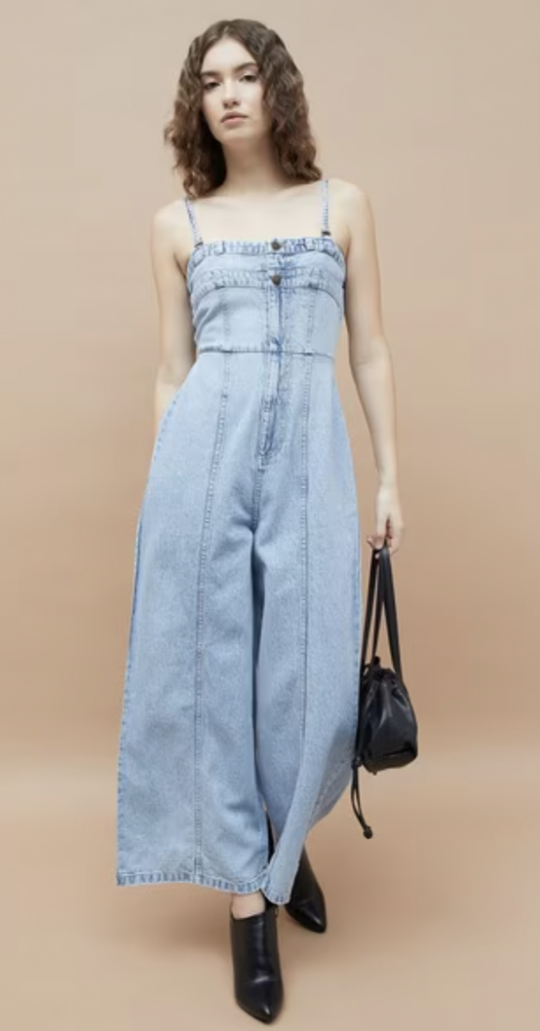 Women Cotton Sleeveless Jumpsuit